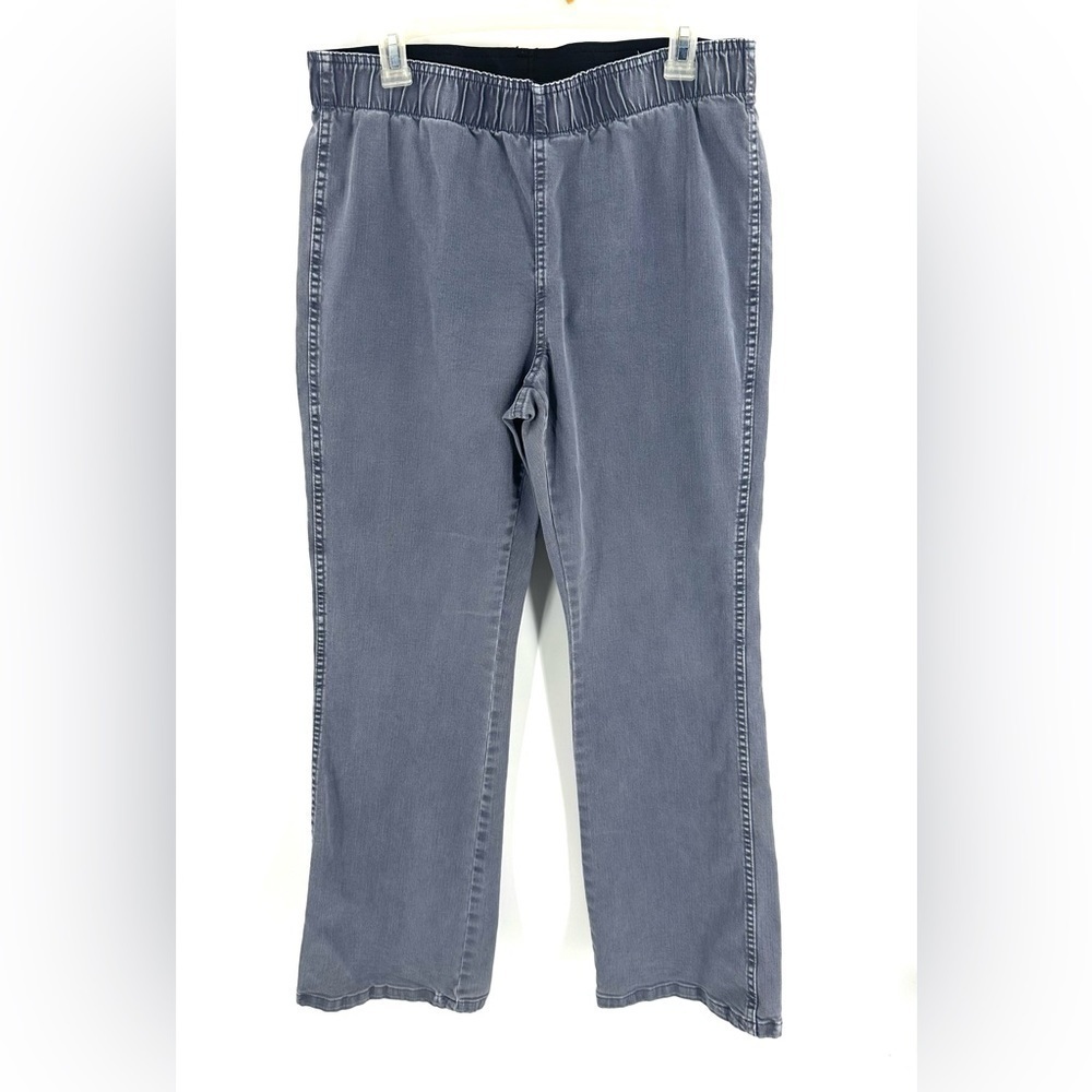 Soft Surroundings Pants Womens Large Bootcut Stretch Cotton High Rise Capsule